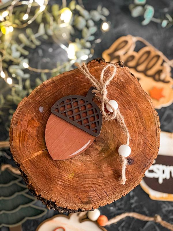 آویز چوبی بلوط