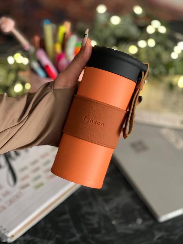 تراول ماگ فنسون کوچک آجری