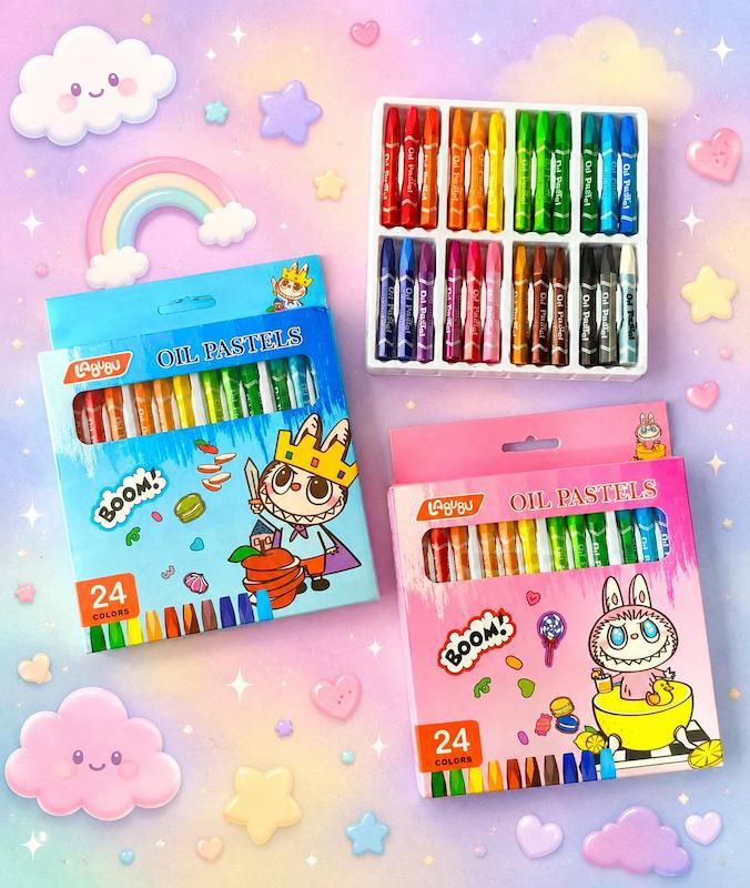 پاستل 24 رنگ لبوبو🖍️