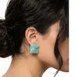 گوشواره دخترانه طرح گل کد  AKASH041
