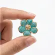 گوشواره دخترانه طرح گل کد  AKASH040