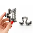 پک کلیپس فانتزی 2 عددی شیشه ای کد AKKH078