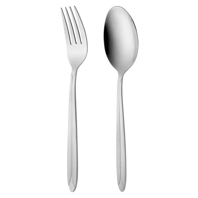 قاشق و چنگال غذاخوری ناب‌استیل مدل پالرمو