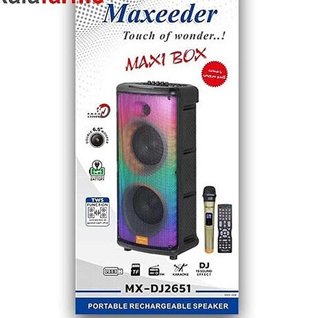  اسپیکر مکسیدر مدل:MX-DJ2651 CN602