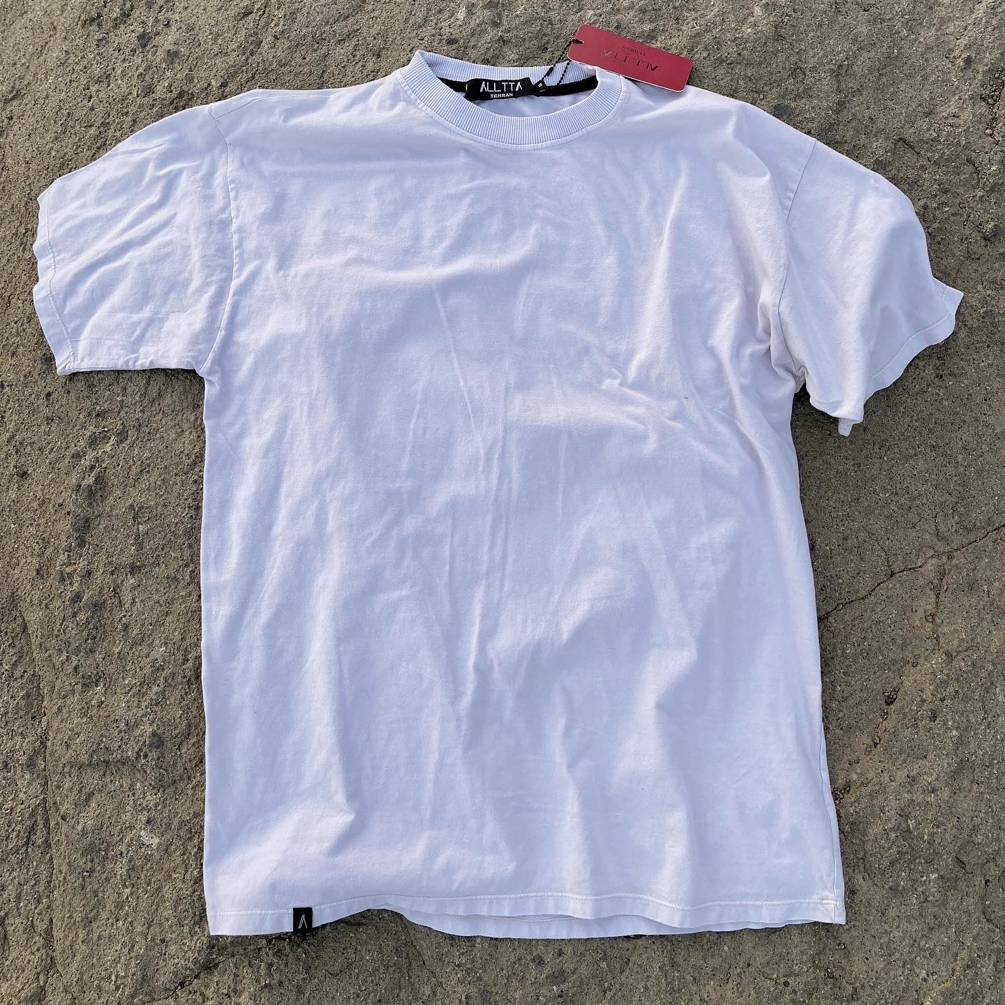تی شرت " TEHRAN - 1345 " - سفید وینتیج