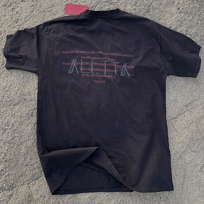 تی شرت " THE ALLTTA " - مشکی وینتیج