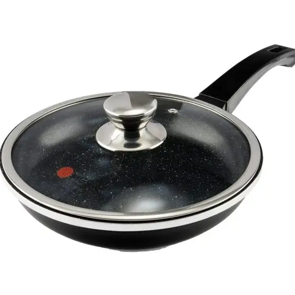 تابه تک دسته ام جی اس MGSطرح ایتالیا سری Bسایز28رنگ مشکی