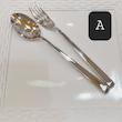 قاشق و چنگال استیل یونیک خارجی مدل UN_5810 در 5 طرح A_B_C_D_E 