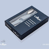 قاشق و چنگال استیل یونیک خارجی مدل UN_5810 در 5 طرح A_B_C_D_E 