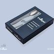 قاشق و چنگال استیل یونیک خارجی مدل UN_5810 در 5 طرح A_B_C_D_E 