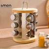جاادویه گردان ۱۲ عددی استیل و چوب لیمون کد 2347