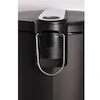 سطل زباله پدالدار یونیک کد UN-4230 ظرفیت ۱۶ لیتر-مشکی مات