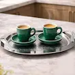 سيني استيل بيضي دسته گندمي زاماك (كروم )منتيا كد 1534