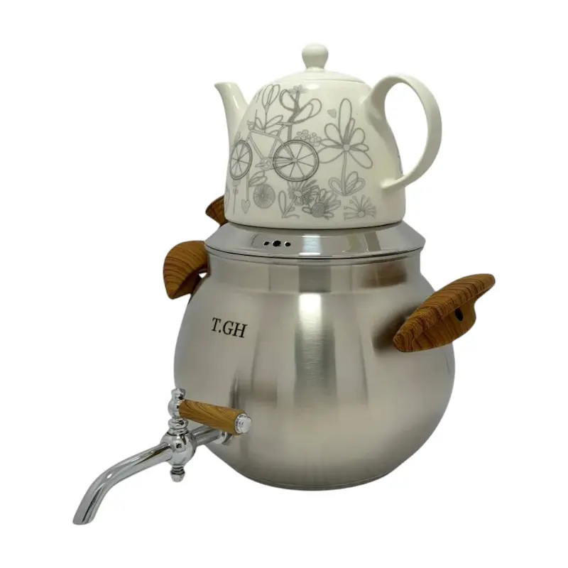 کتری و قوری شیردار قیطاسی مدل 5087