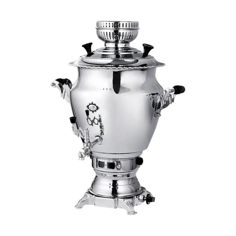 سماور گازی عالی نسب مدل گنجینه سیمین