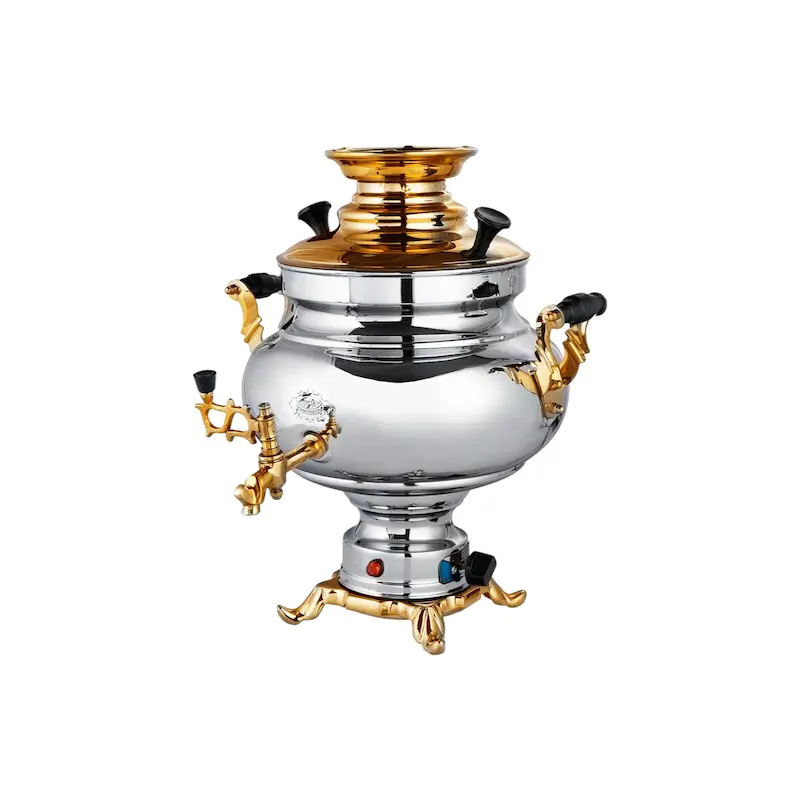 سماور برقی عالی نسب مدل سارینا نفیس طلایی