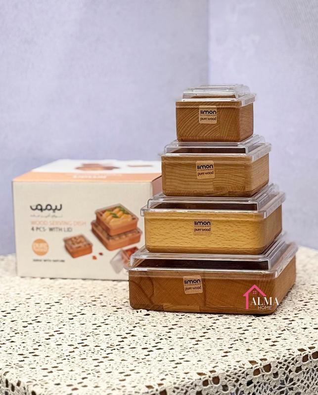 ست چوبی چهار تکه پذیرایی لیمون