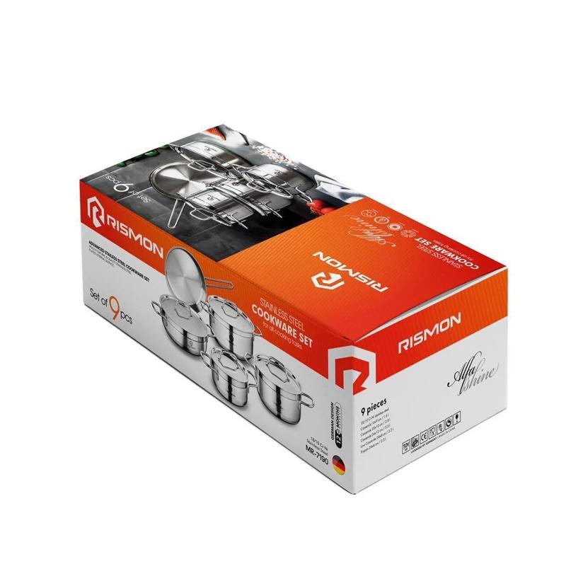 سرویس ۹ پارچه استیل Rismon MR7190