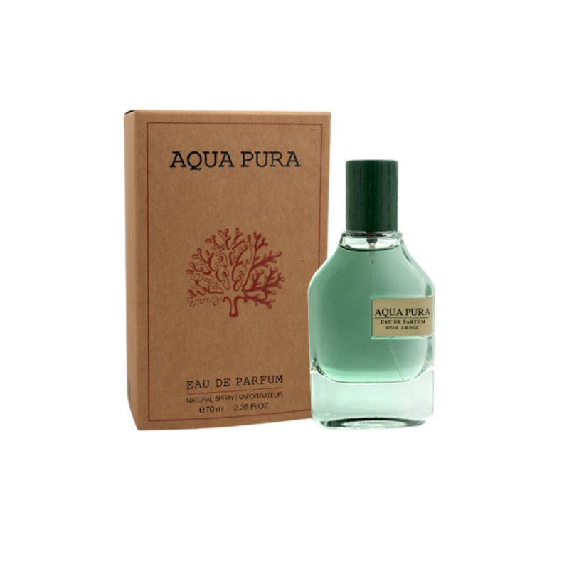 ادوپرفیوم فراگرنس ورد آکوا پورا(Megamare orto parisi)70 ML Fragrance World Aqua Pura