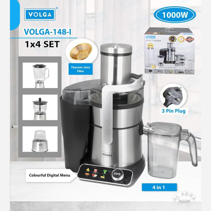 آبمیوه گیری چهار کاره دیجیتال ولگا مدل VOLGA-148-I