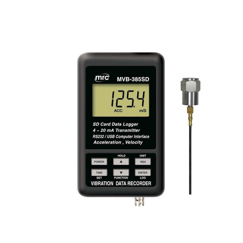 لرزش سنج _ ترانسمیتر با قابلیت اتصال کارت حافظه لوترون مدل MVB-385SD