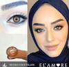 قهوه ای شکلاتی دور دار