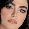قهوه ای طبیعی با دور ظریف
