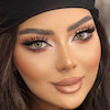 از رو به رو با میکاپ