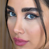 آبی طبیعی با مرکز عسلی بدون دور