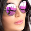 عینک آفتابی زنانه بدون فریم Hawk-1684
