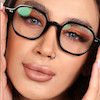 آبی با پترن چشم انسان و طبیعی