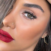 سبز طبیعی رگه دار با مرکز عسلی