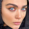 آبی با پترن رگه ای و بدون دور