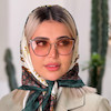 عینک شب زنانه فلزی Bershka 1129