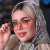 عینک شب زنانه فلزی Bershka 1129