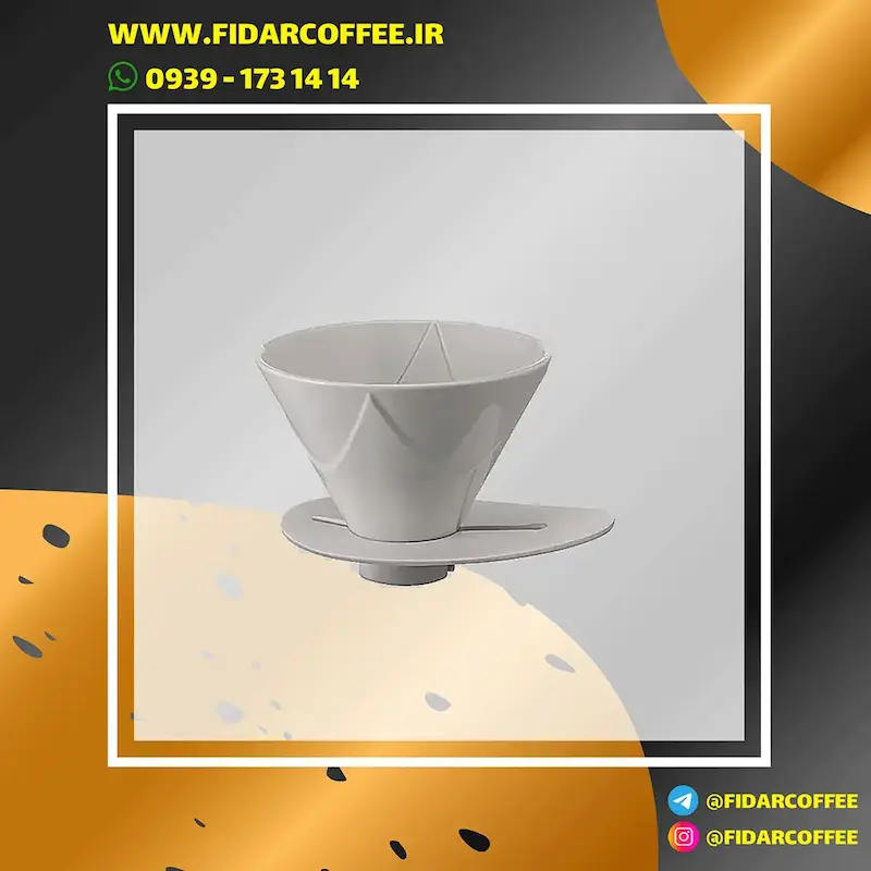دریپر V60 سرامیکی هاریو Hario اورجینال | ابزار دم‌آوری قهوه با کیفیت عالی | فیدارکافی