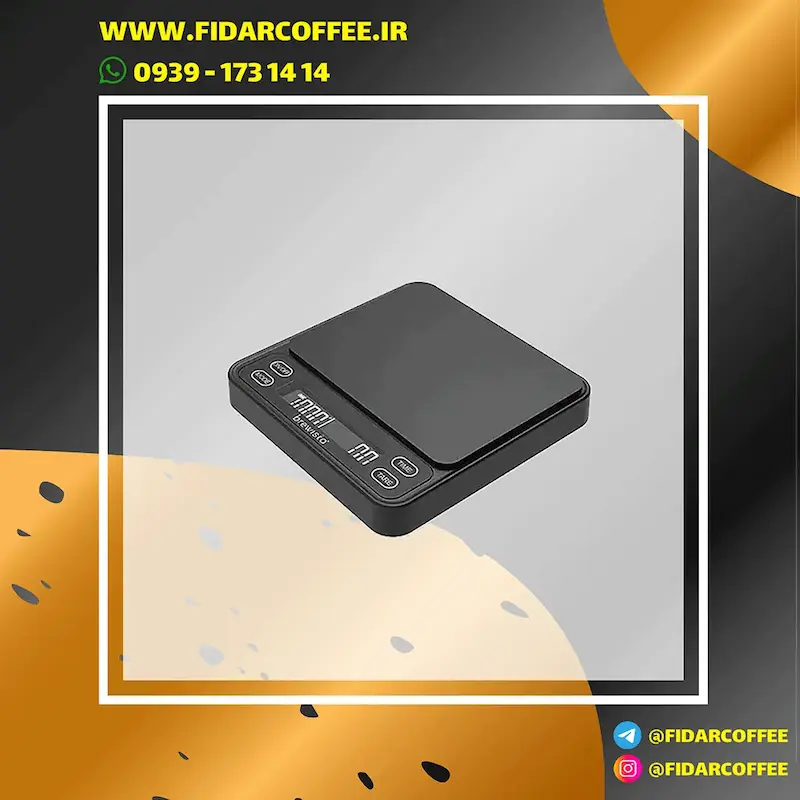 اسکیل بروئیستا Version III | اسکیل هوشمند قهوه با دقت 0.1 گرم و تایمر | فیدارکافی