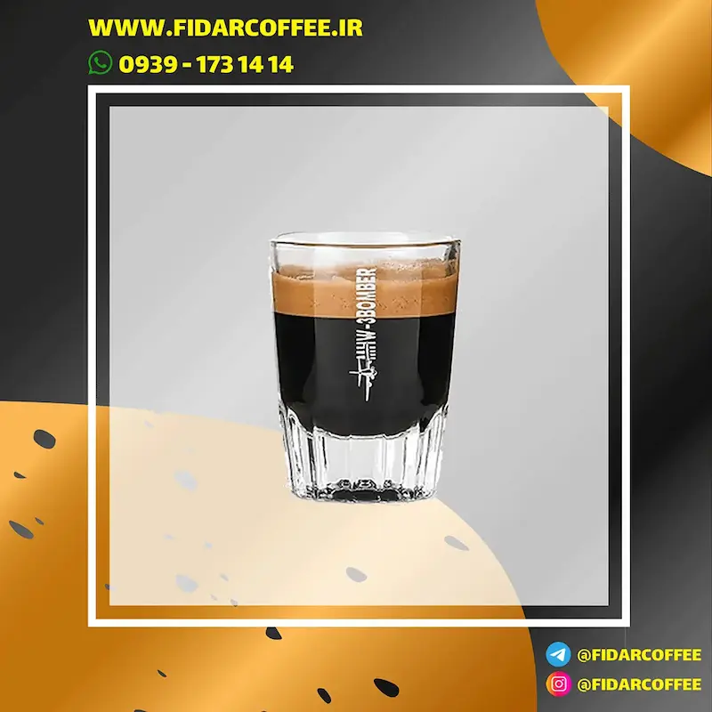 شات اسپرسو شیشه‌ای بمبر مدل OZ Glass | ظرفیت 80ml | فیدارکافی