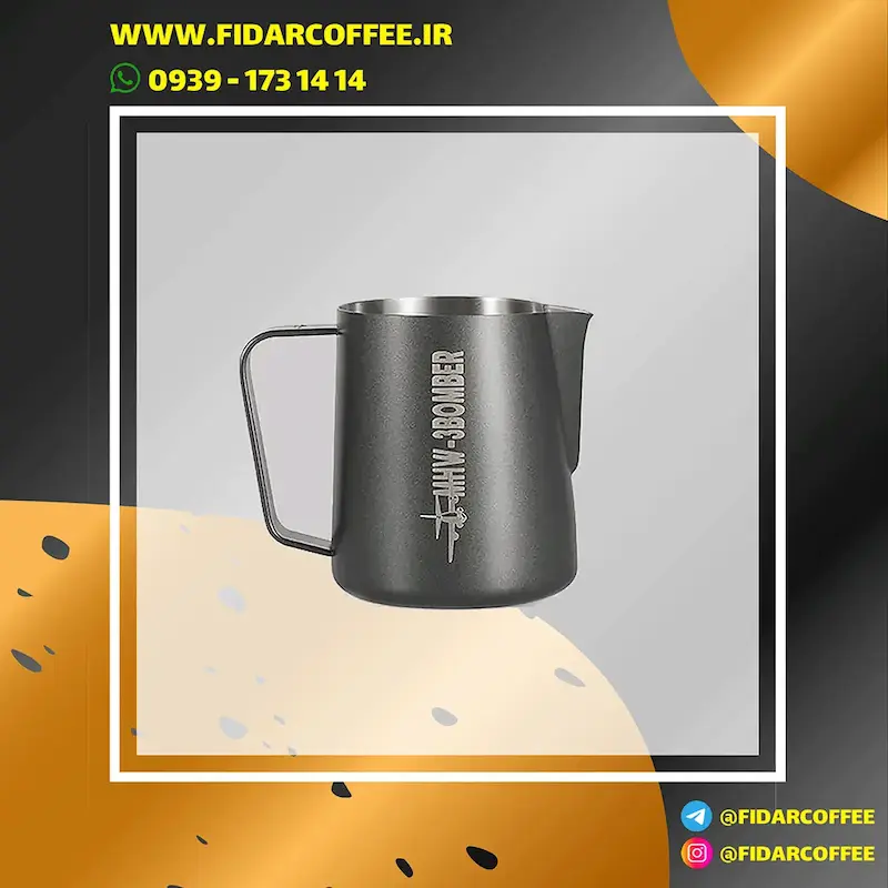 پیچر بمبر 600ml مشکی مدل Frothing Pitcher 3.0 | فیدارکافی