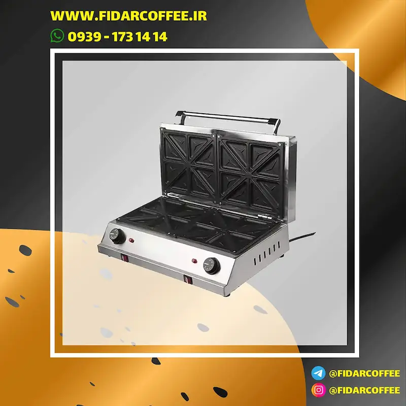 دستگاه اسنک ساز دو خانه آرتا – ظرفیت ۸ اسنک | فیدارکافی