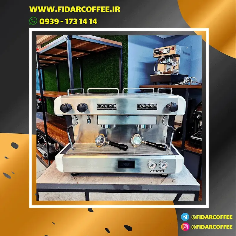 دستگاه اسپرسو دو گروپ کنتی کارکرده   CC100 2016 | فیدارکافی