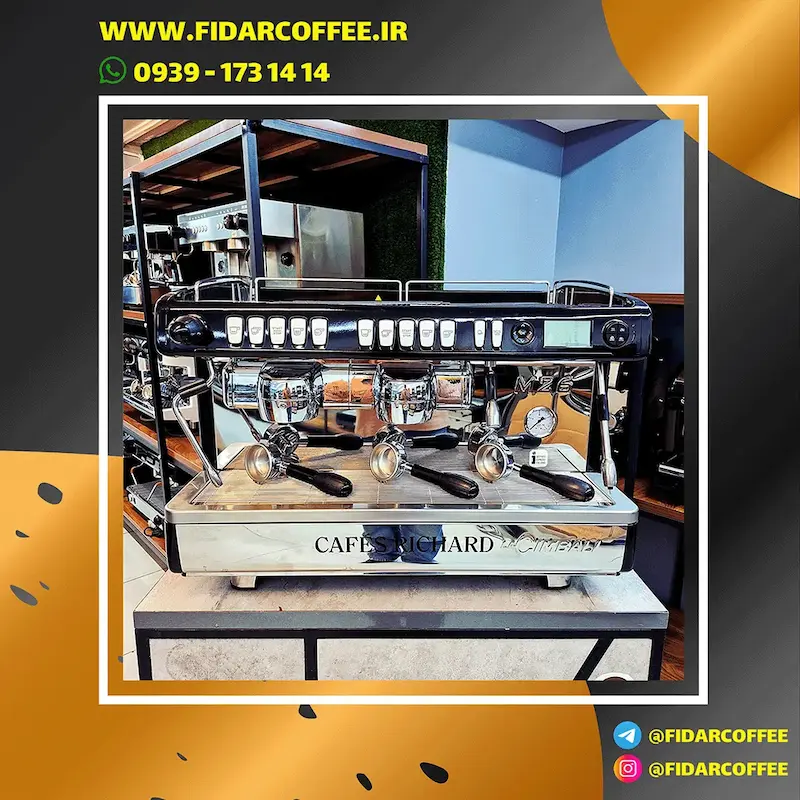 دستگاه اسپرسو جیمبالی M26 دو گروپ – تمام اتومات، کارکرده ساخت 2022 | فیدارکافی
