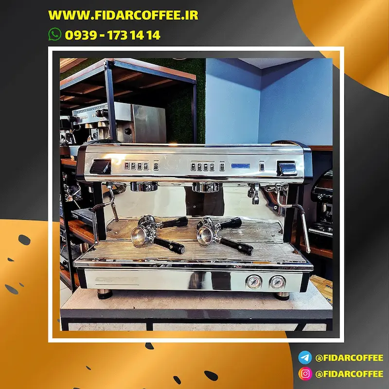 دستگاه اسپرسو دو گروپ مدل کنتی CONTI X1 – کارکرده، ساخت 2018 | فیدارکافی