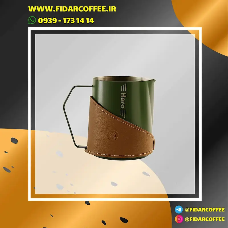 ✨ پیچر حرفه‌ای Zerohero سبز 600ml – انتخابی عالی برای لاته‌آرت 🎨☕ | فیدارکافی