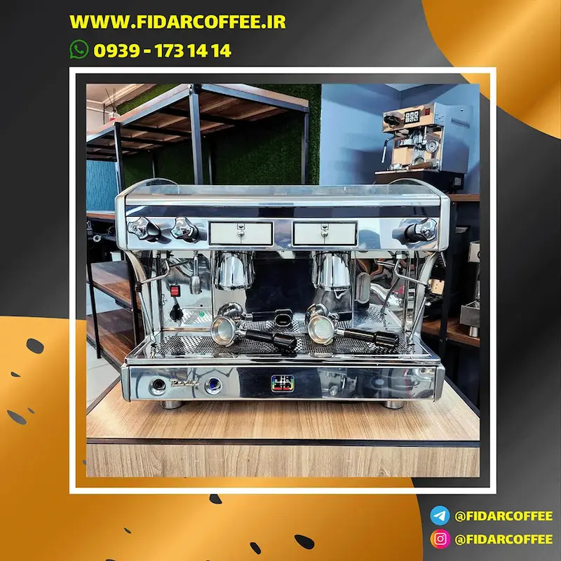 ☕ دستگاه اسپرسو دو گروپ آستوریا Perla | نیمه‌اتوماتیک | ایتالیا | 2015 کارکرده با ضمانت | فیدارکافی