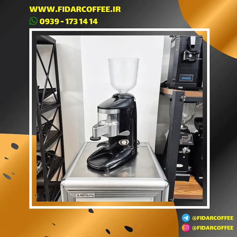 آسیاب قهوه صنعتی کامپک Compak K6 دوزردار | کارکرده | فیدارکافی