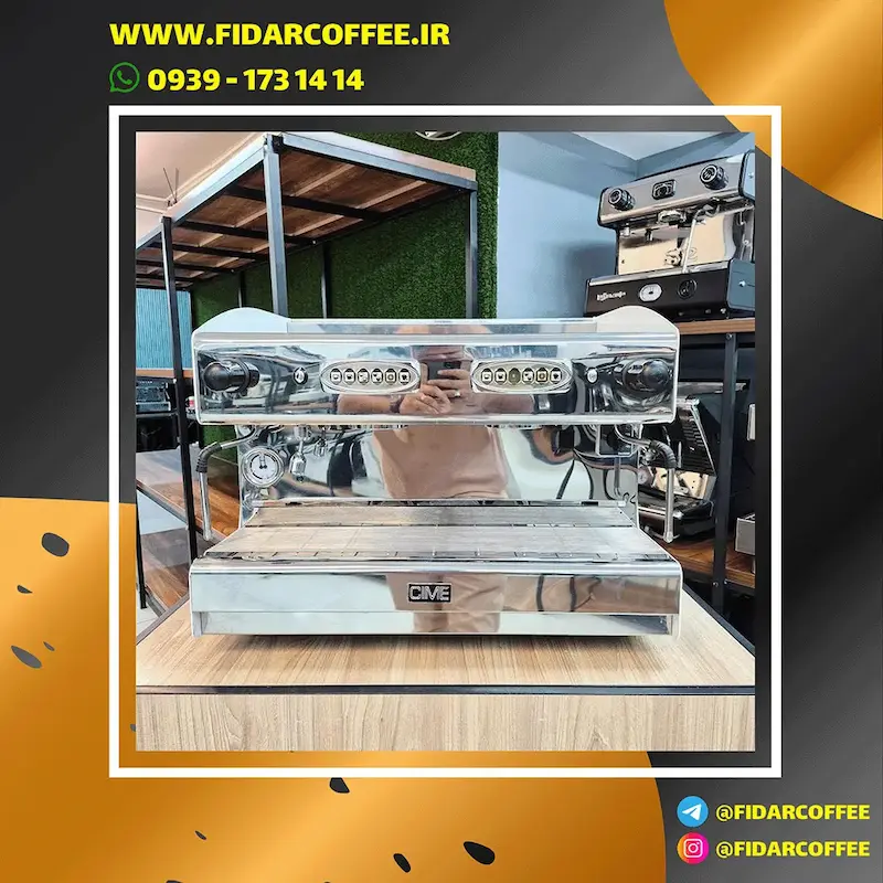 ☕ دستگاه اسپرسو CIME Series 3 CO‑03 PID دو گروپ | کارکرده ۲۰۱۷ | ساخت ایتالیا