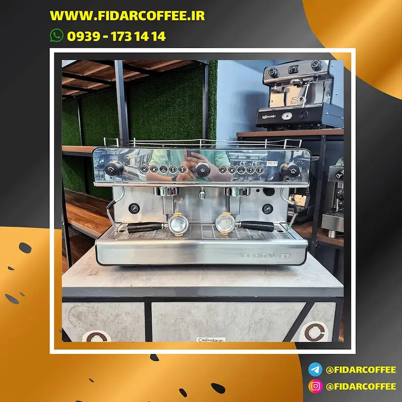 اسپرسو ساز Iberital IB7 دو گروپ | کارکرده ۲۰۱۷ | ساخت اسپانیا