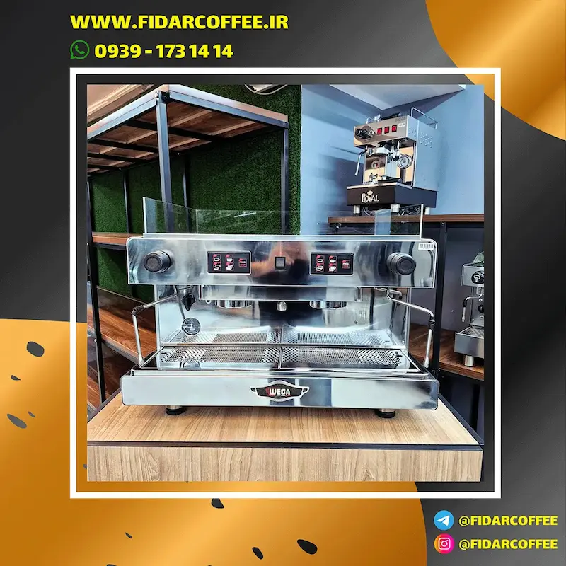 دستگاه  اسپرسوساز  دو  گروپ  وگا  Wega Lunna  کارکرده  سال  ۲۰۱۶ | فیدارکافی
