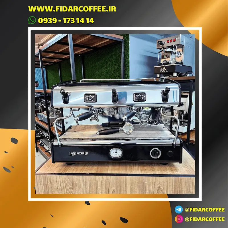 دستگاه  اسپرسو ساز  دو  گروپ  LASPAZIALE  S2  نیمه  اتوماتیک  کارکرده  | فیدارکافی